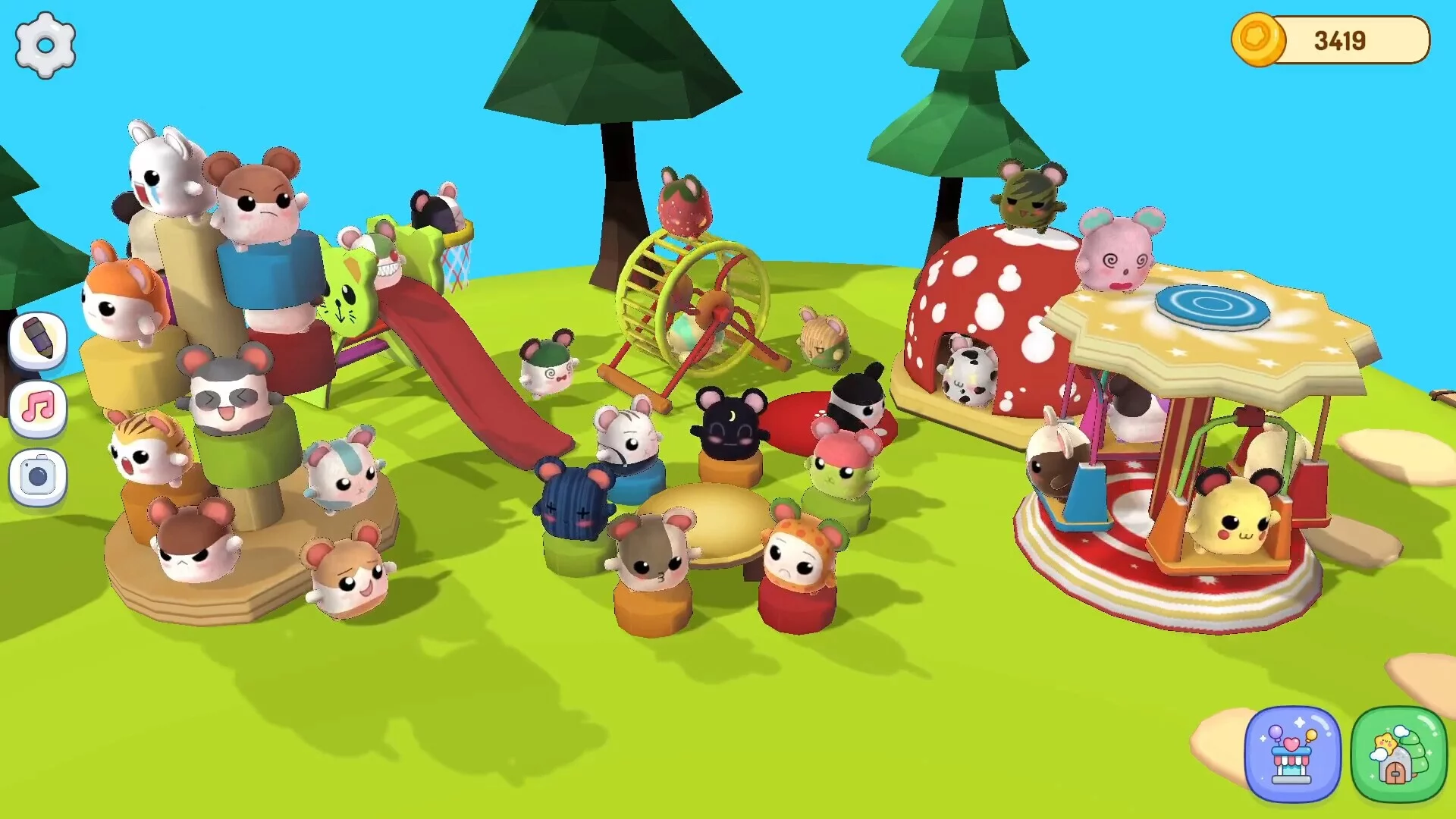Изображение игры: Hamster Funland