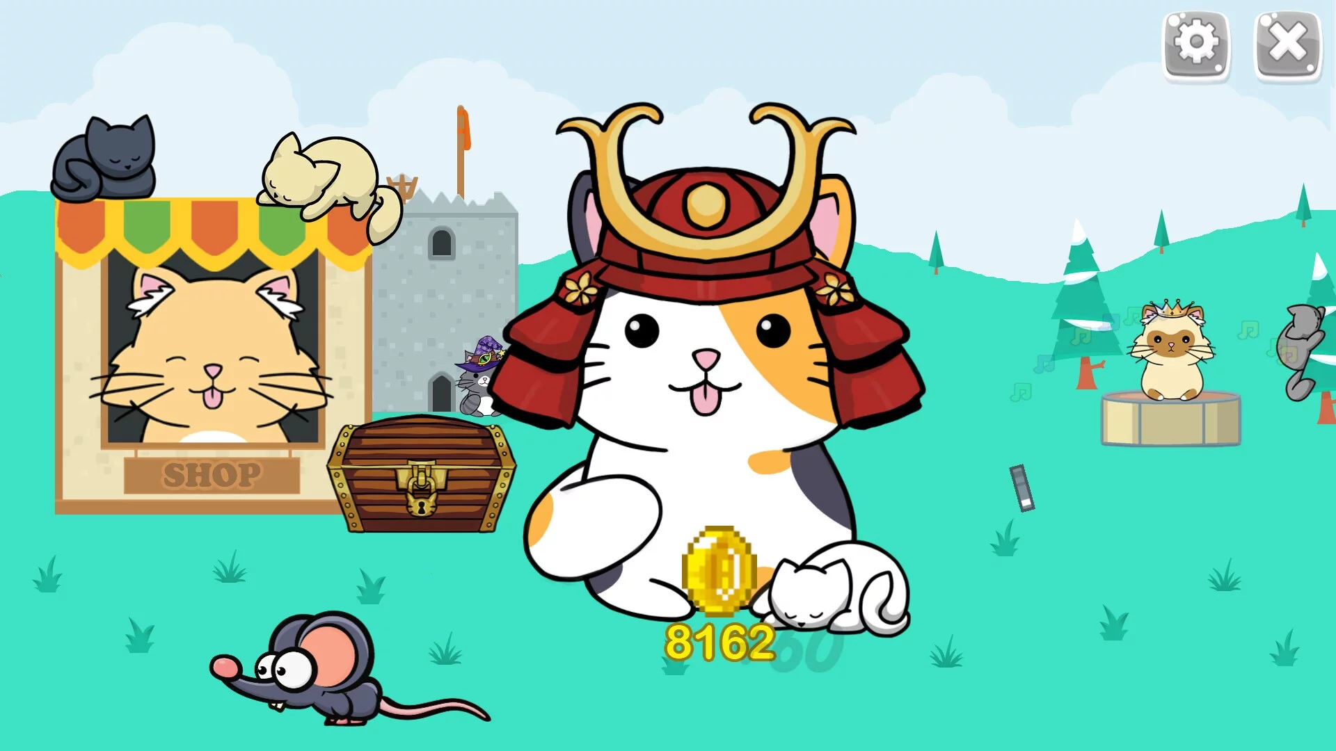 Изображение игры: The King Cat Clicker