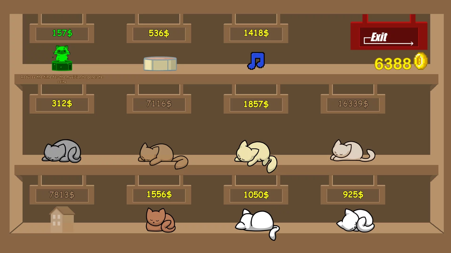 Изображение игры: The King Cat Clicker