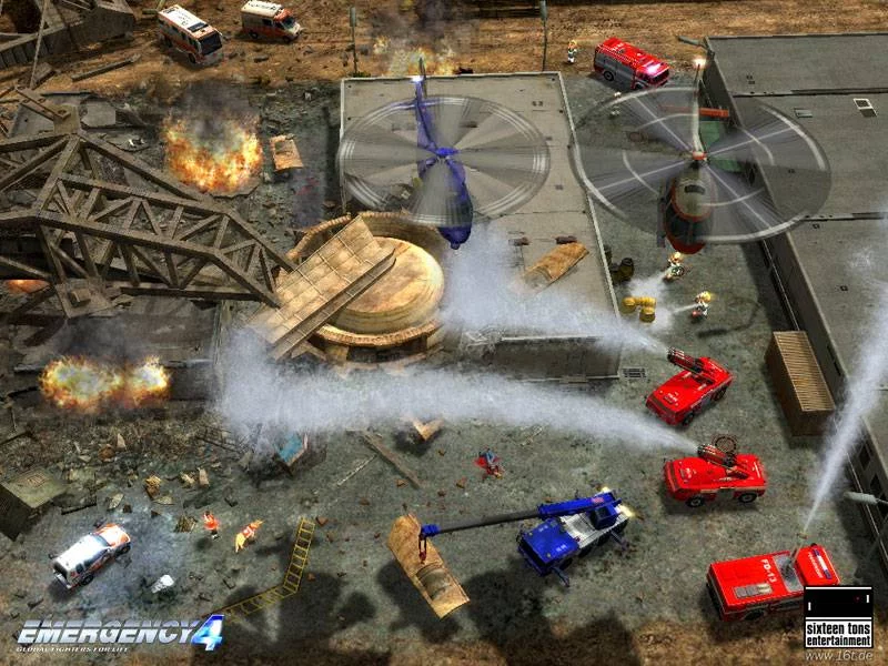Изображение игры: Emergency 4: Global Fighters for Life