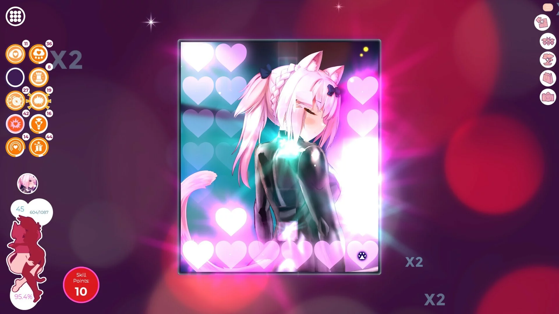 Изображение игры: Mosaique Neko Waifus 5