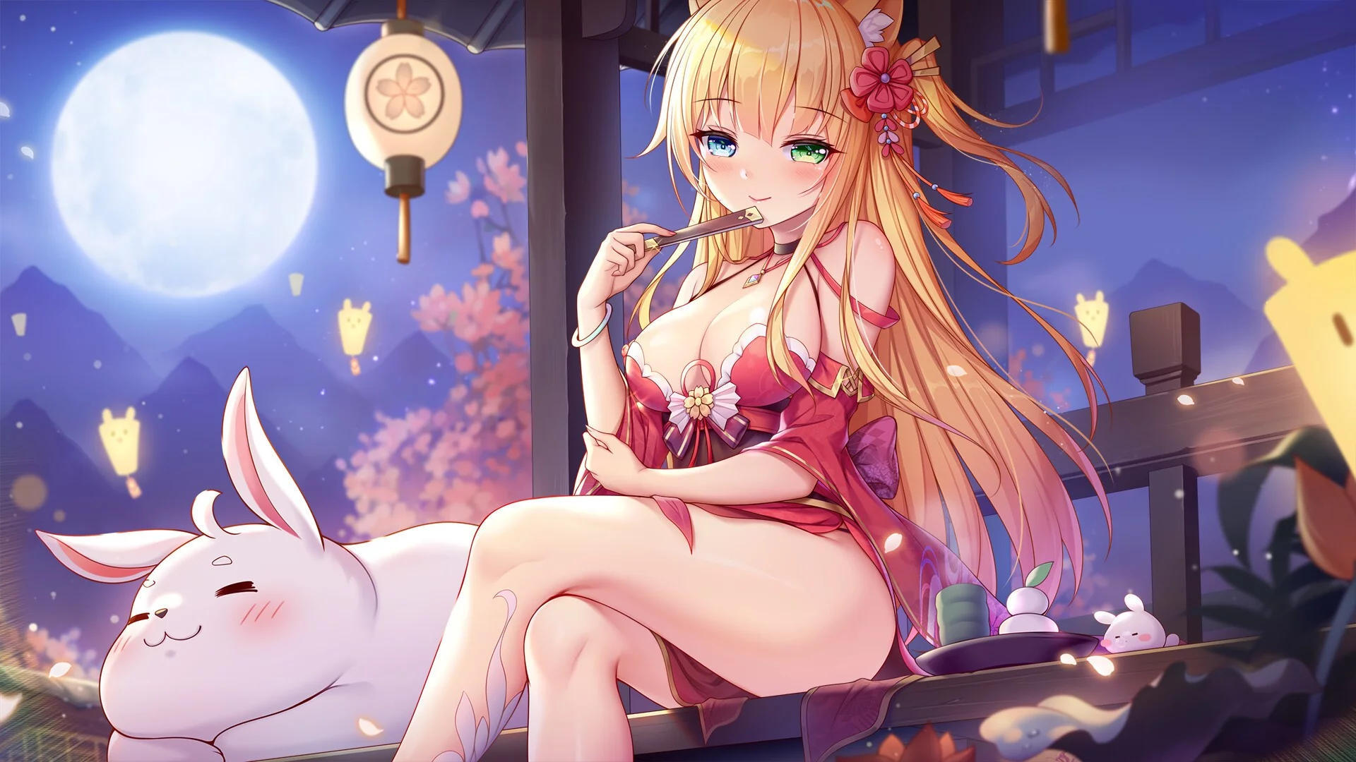 Изображение игры: Sakura Hime 2