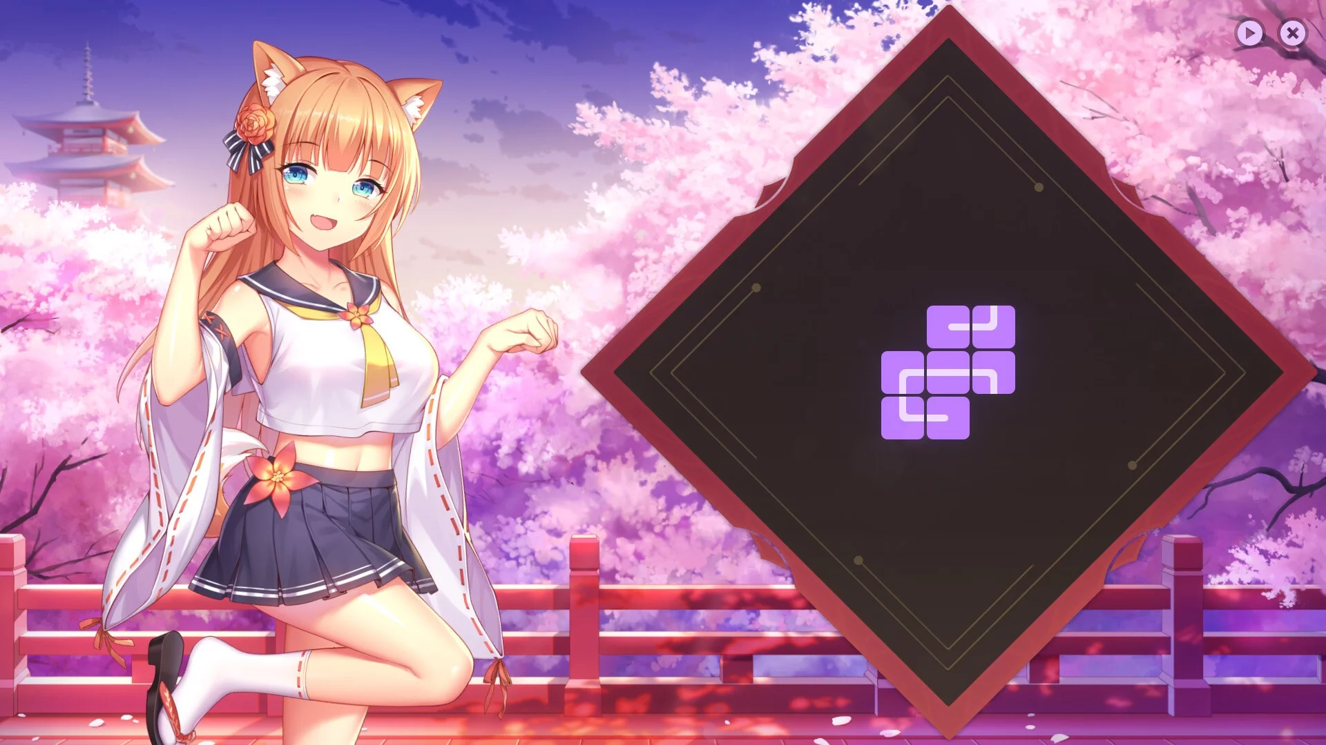 Изображение игры: Sakura Hime 2