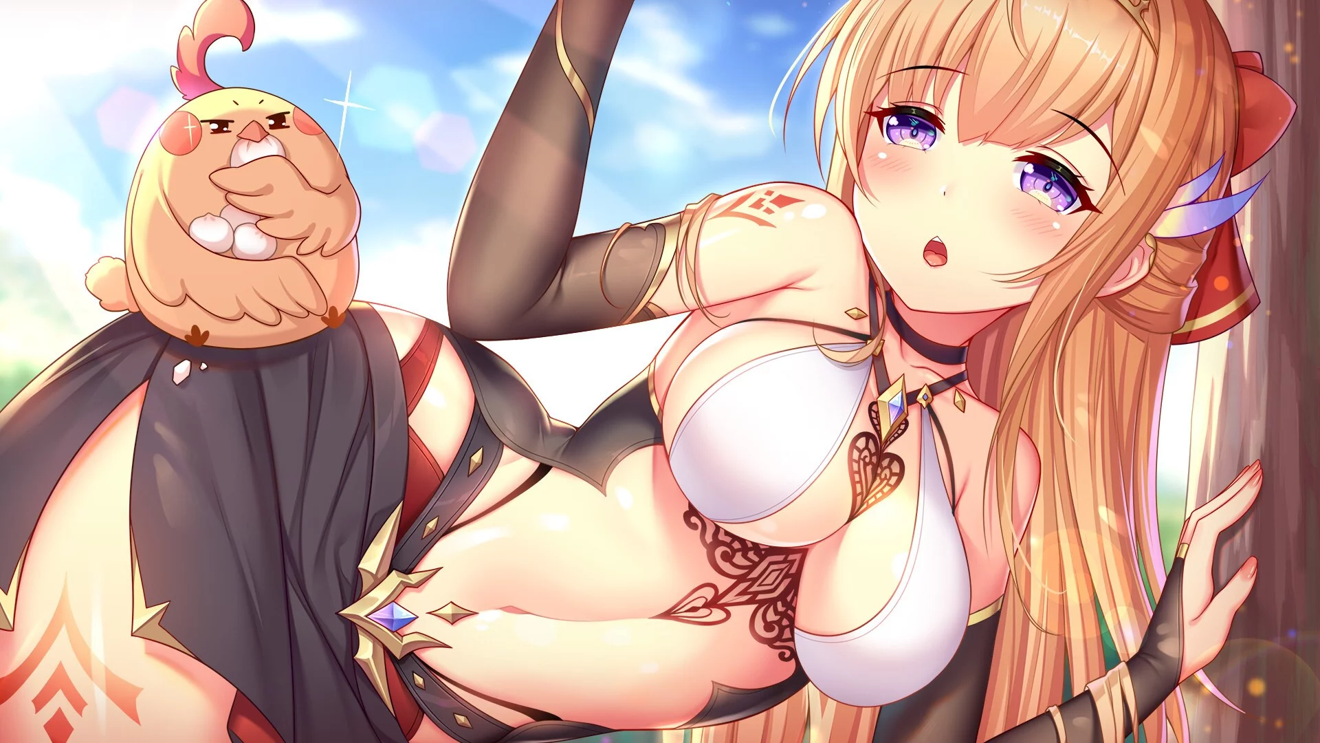 Изображение игры: Sakura Hime 2