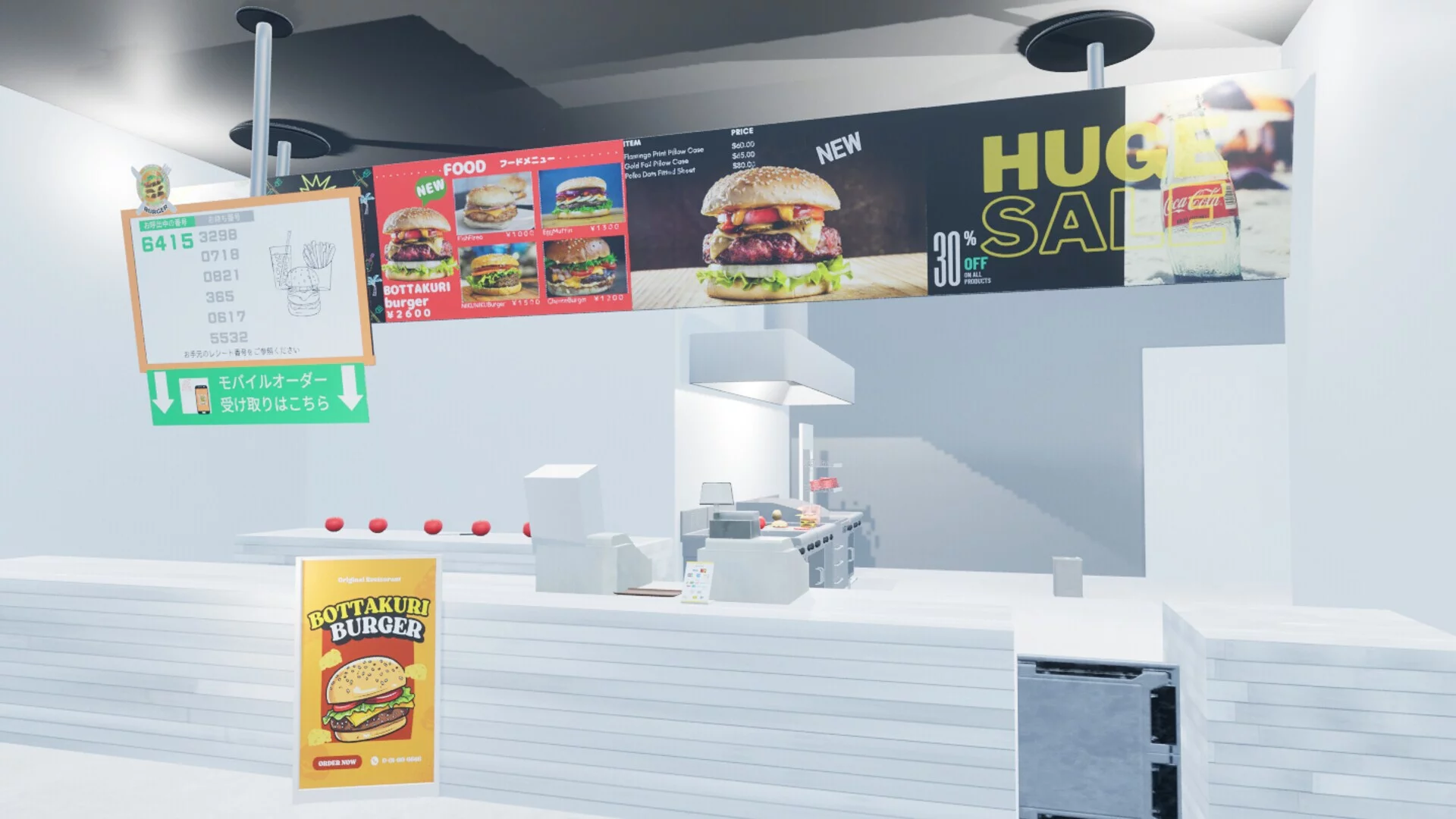 Изображение игры: Burger Shop Simulator 2024