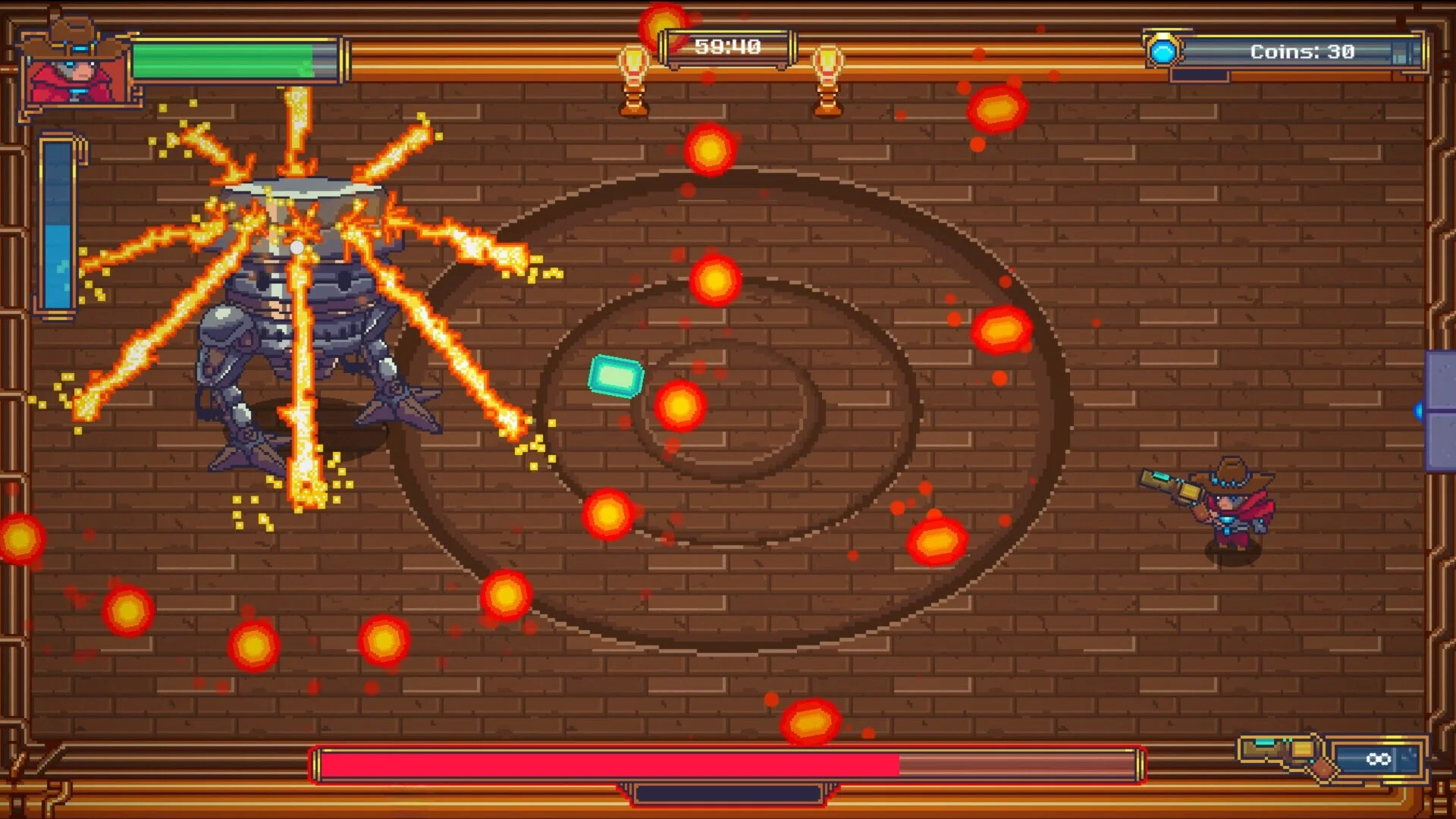 Изображение игры: The Legend of Cyber Cowboy