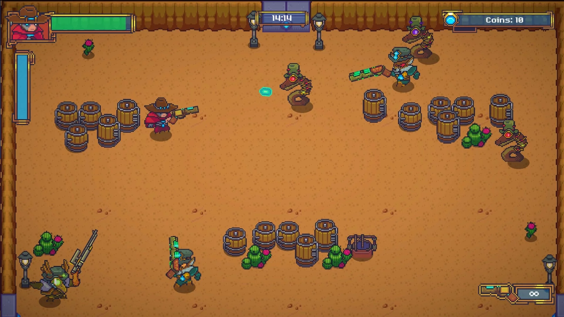 Изображение игры: The Legend of Cyber Cowboy