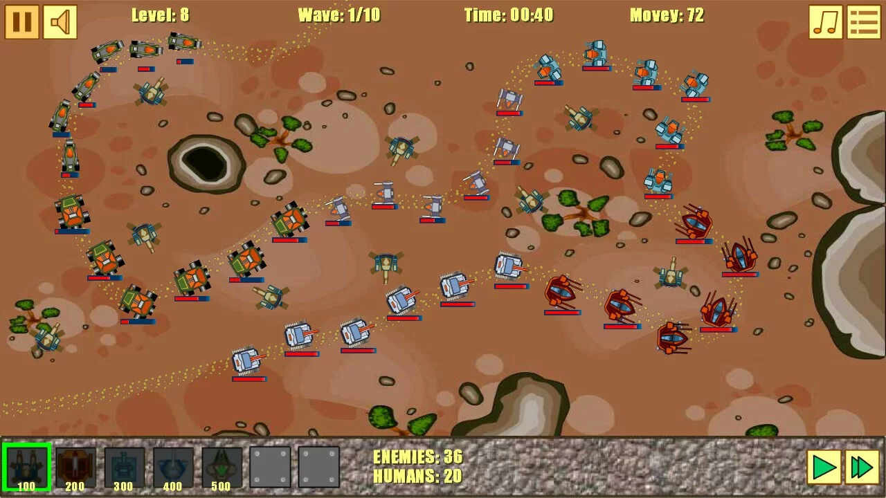 Изображение игры: Military Defense