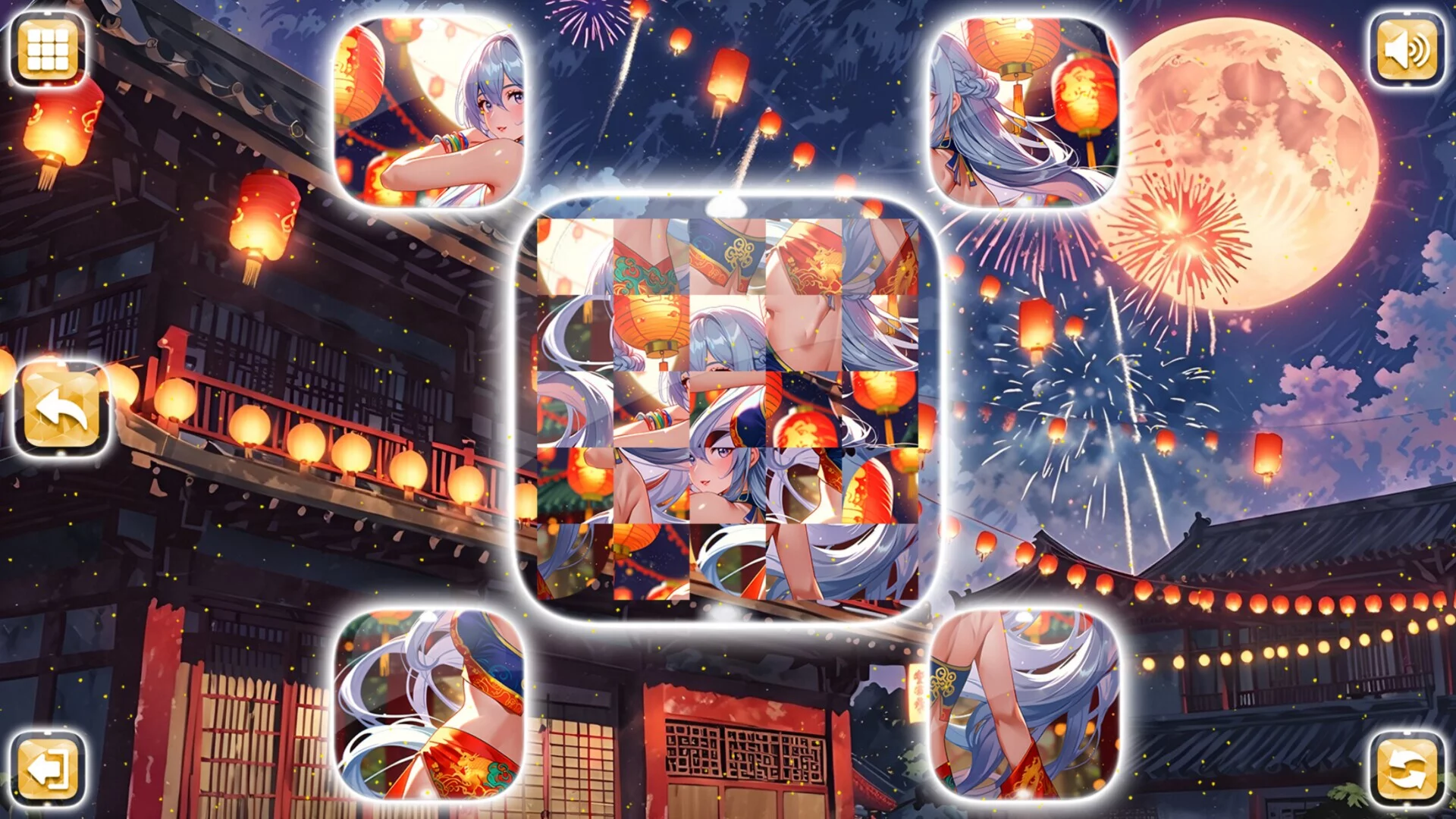 Изображение игры: Lovely Anime Puzzle: Lunar