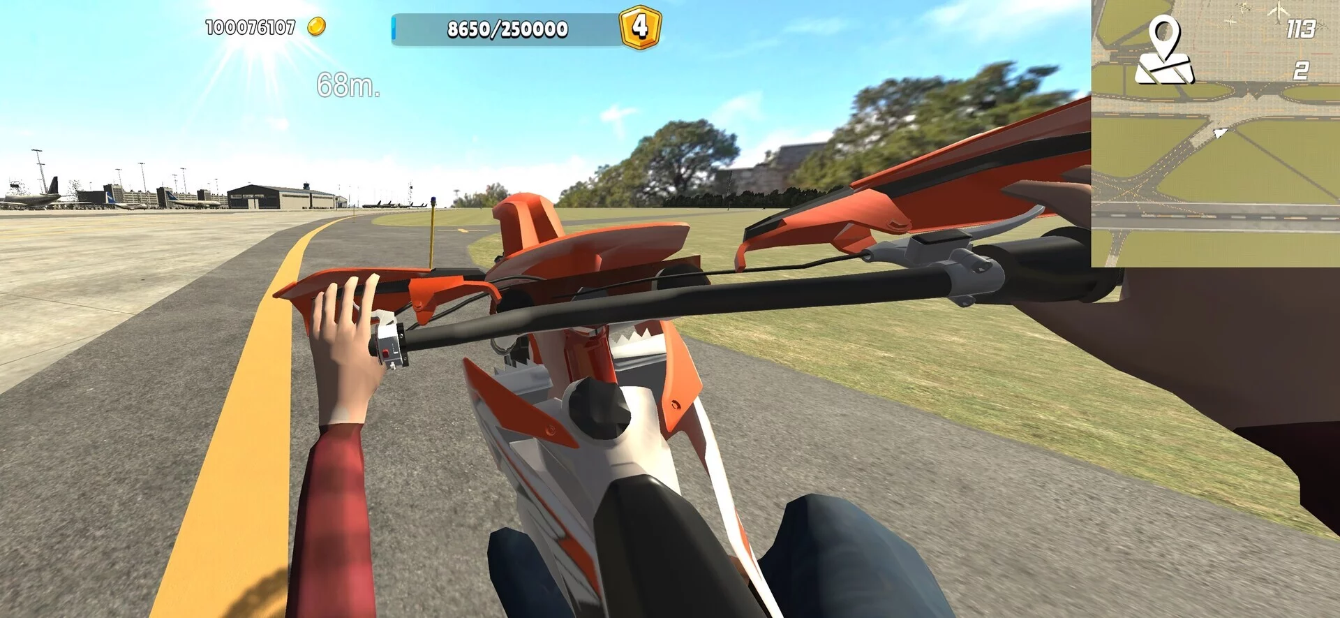 Изображение игры: Wheelie King 7 - Motorbike simulator 3D
