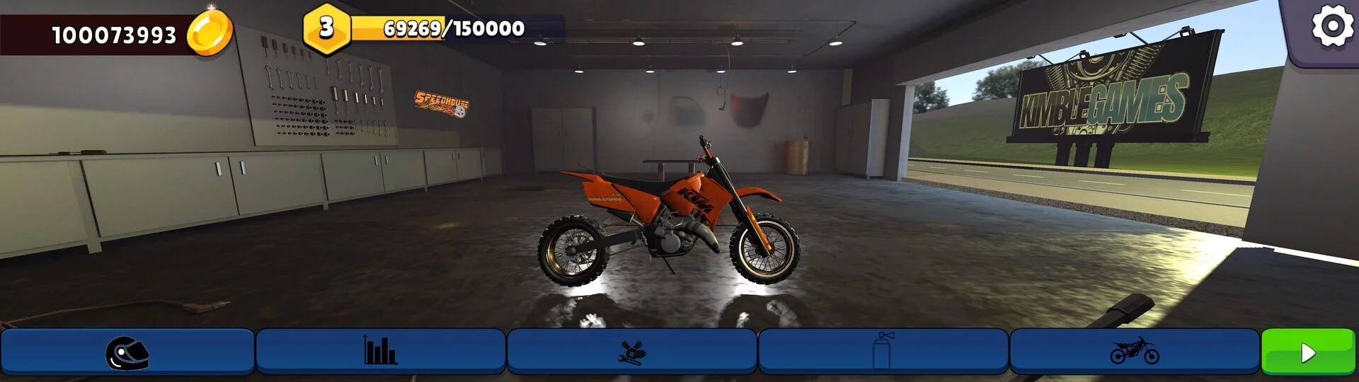 Изображение игры: Wheelie King 7 - Motorbike simulator 3D