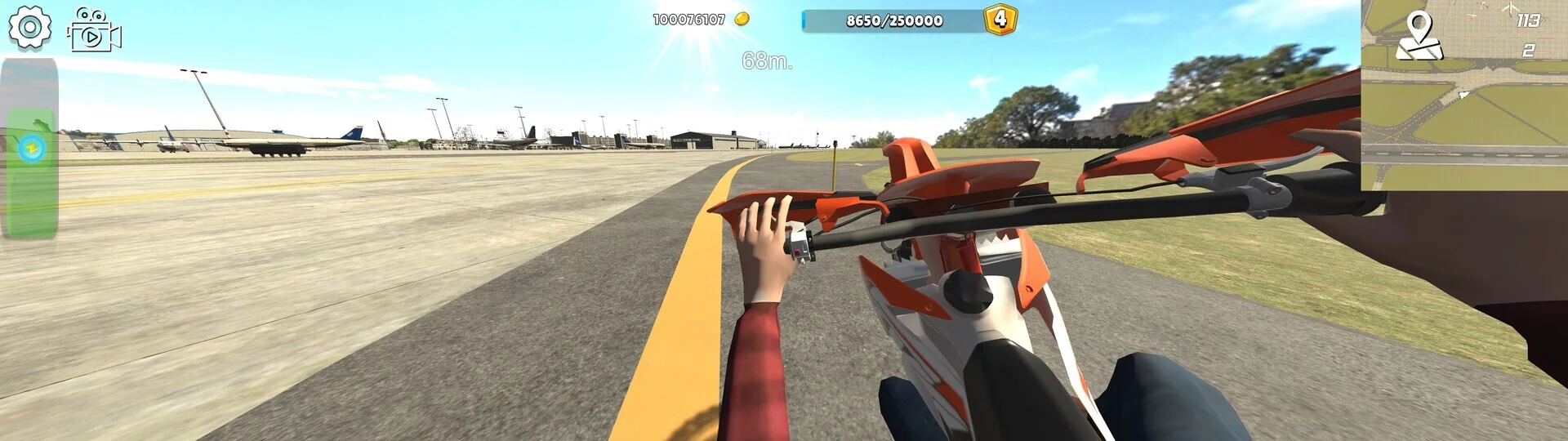 Изображение игры: Wheelie King 7 - Motorbike simulator 3D