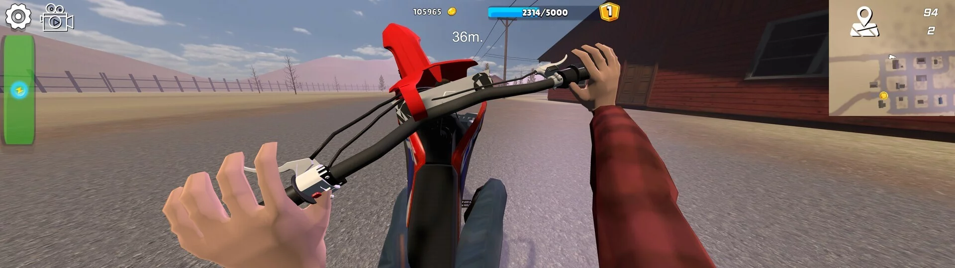 Изображение игры: Wheelie King 7 - Motorbike simulator 3D