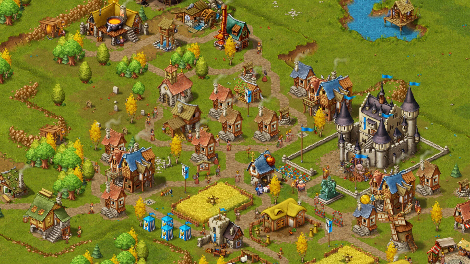 Изображение игры: Townsmen