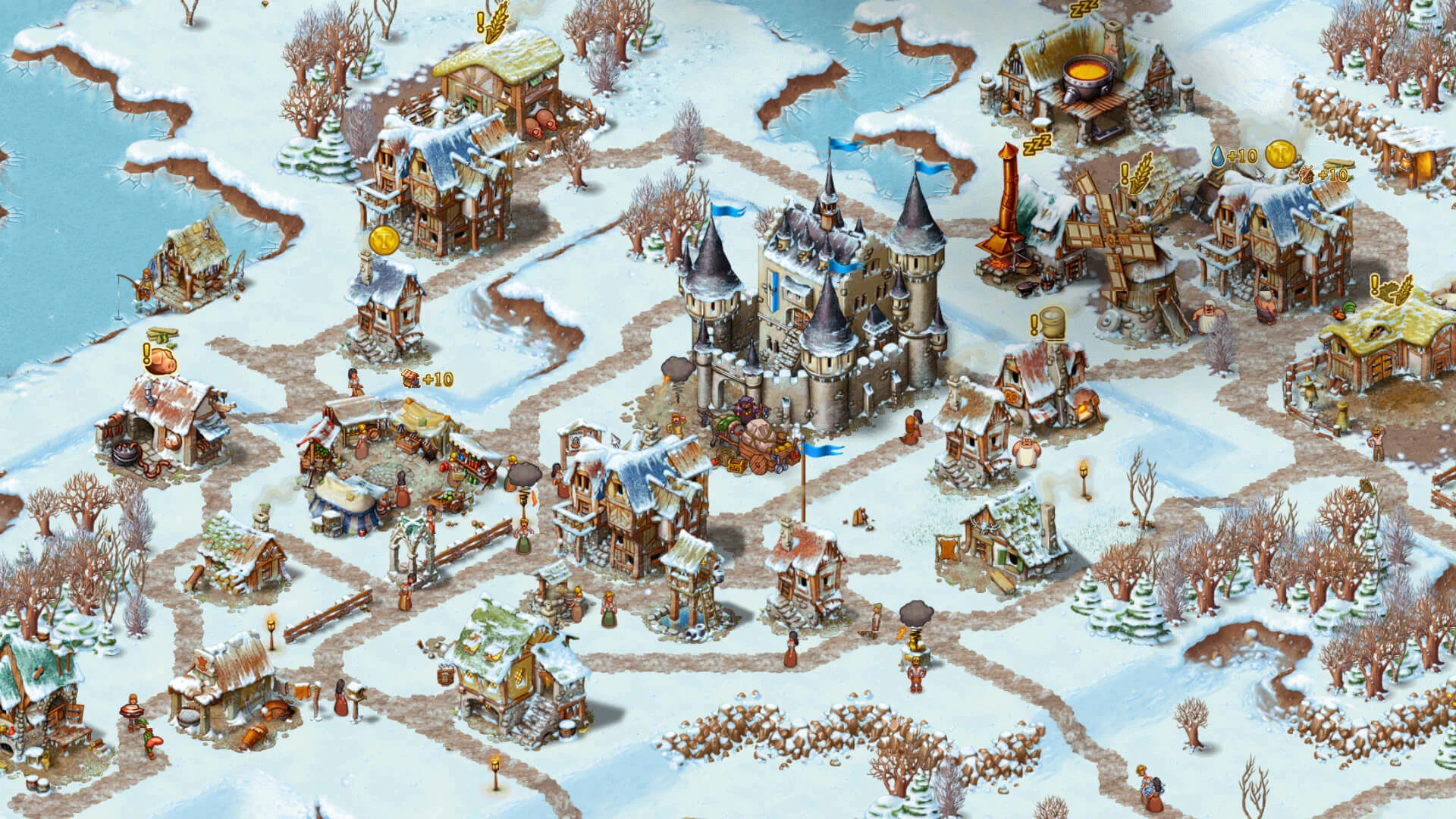 Изображение игры: Townsmen