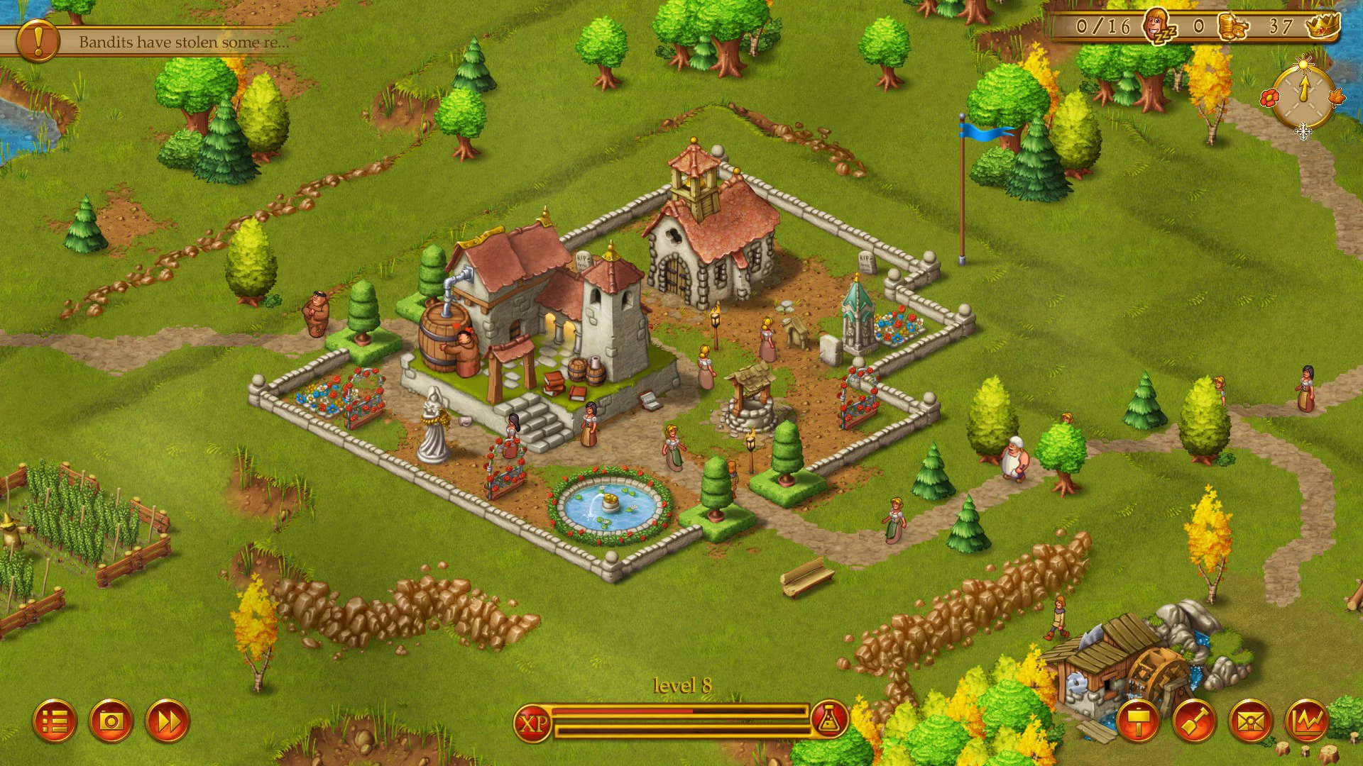 Изображение игры: Townsmen