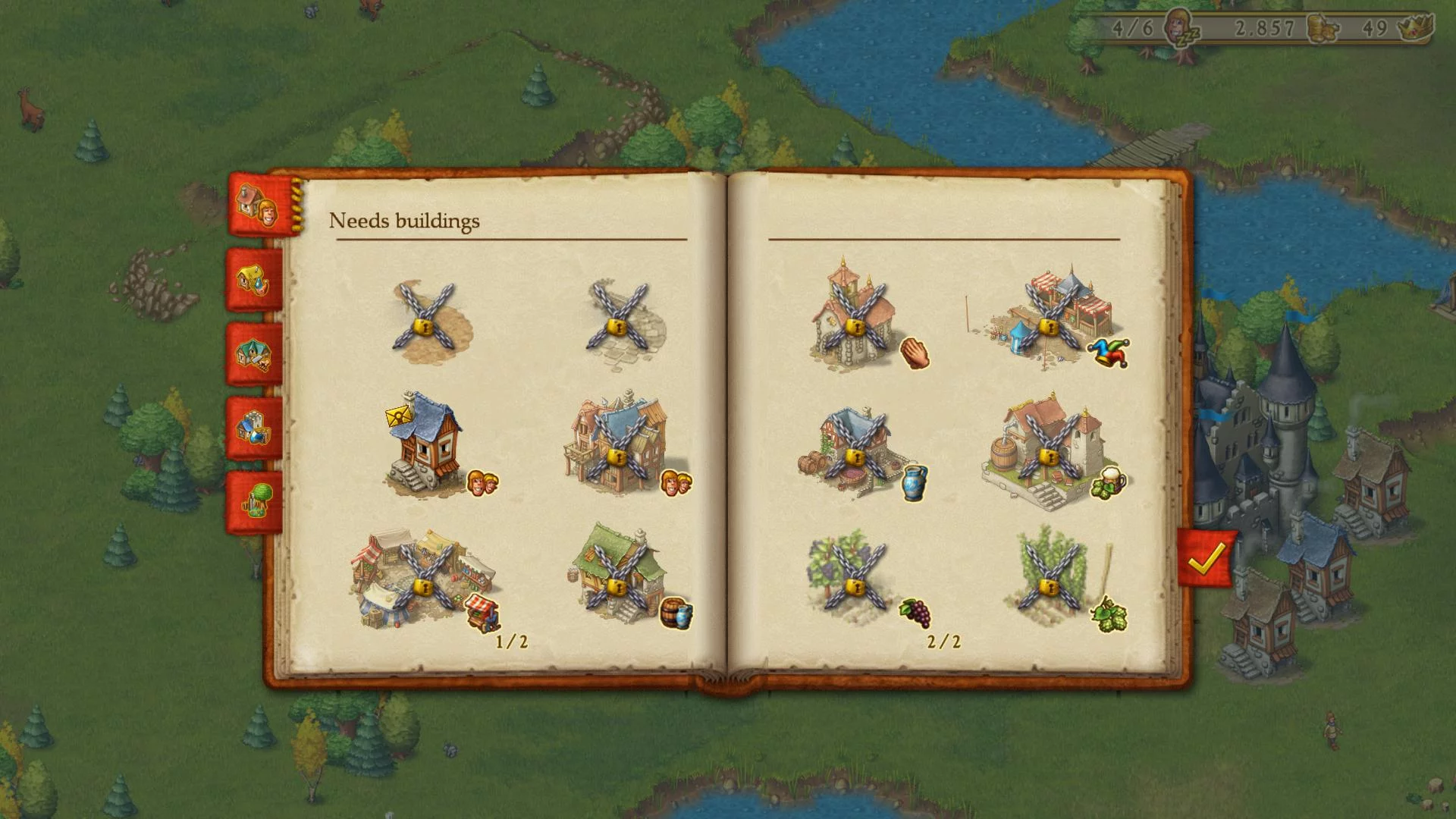 Изображение игры: Townsmen