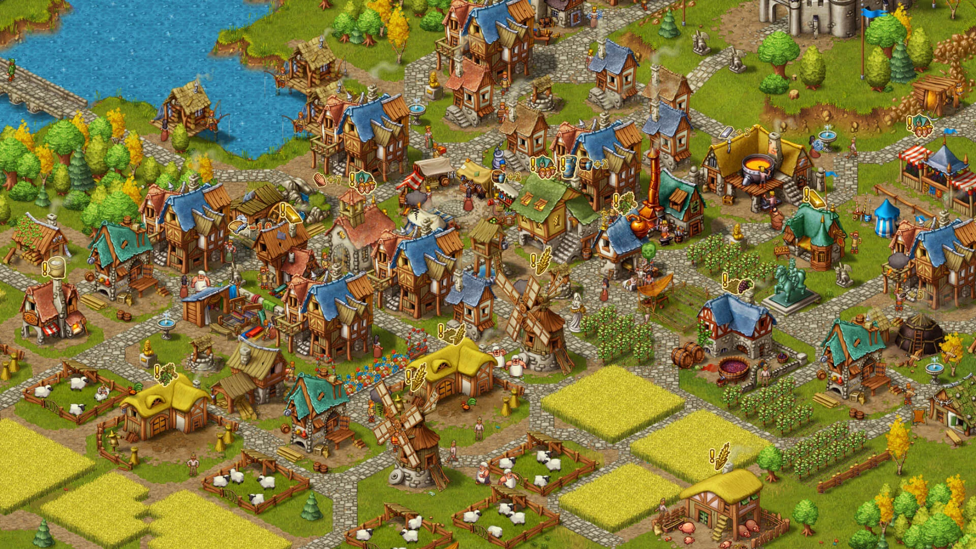 Изображение игры: Townsmen