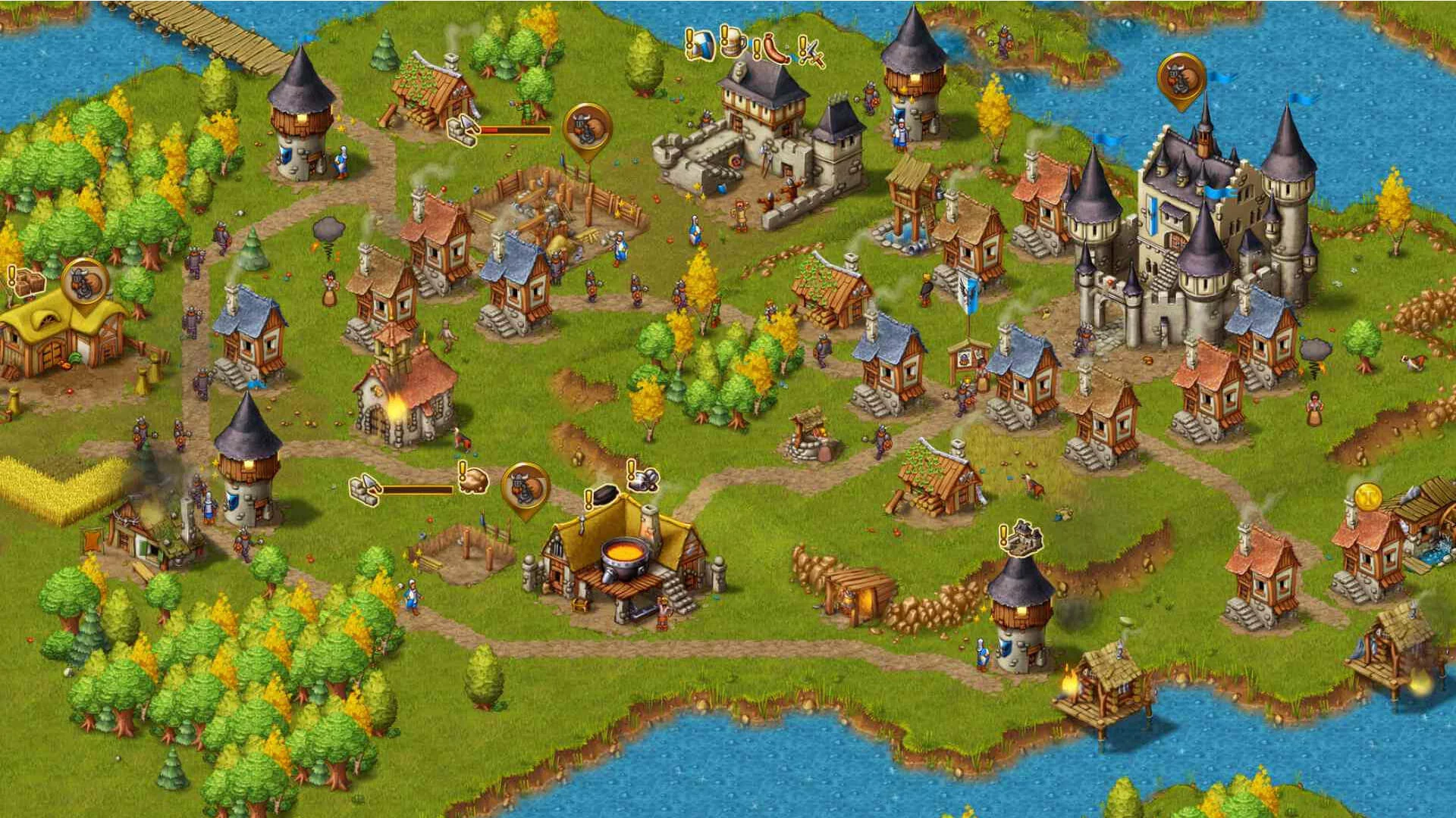 Изображение игры: Townsmen