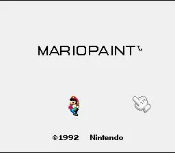 Изображение игры: Mario Paint
