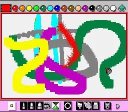 Изображение игры: Mario Paint