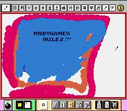 Изображение игры: Mario Paint