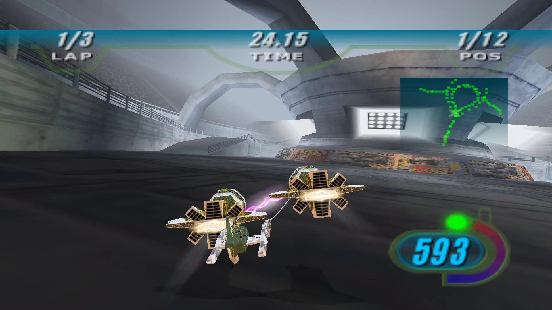 Изображение игры: STAR WARS Episode I Racer