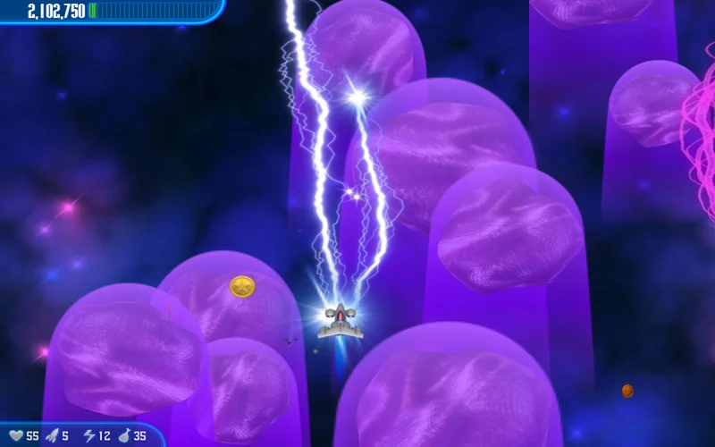 Изображение игры: Chicken Invaders: Revenge of the Yolk