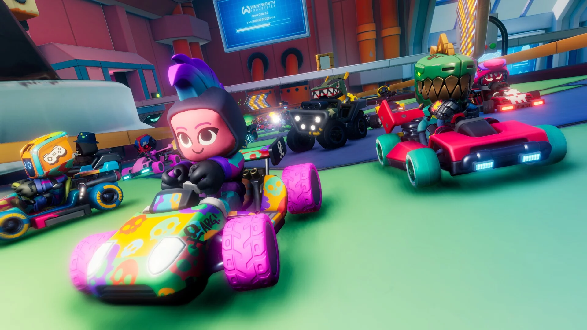 Изображение игры: Stampede: Racing Royale