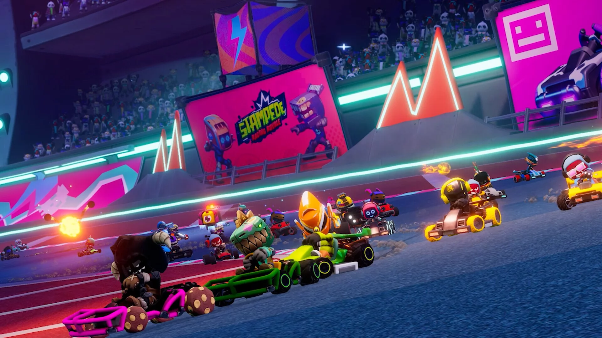 Изображение игры: Stampede: Racing Royale