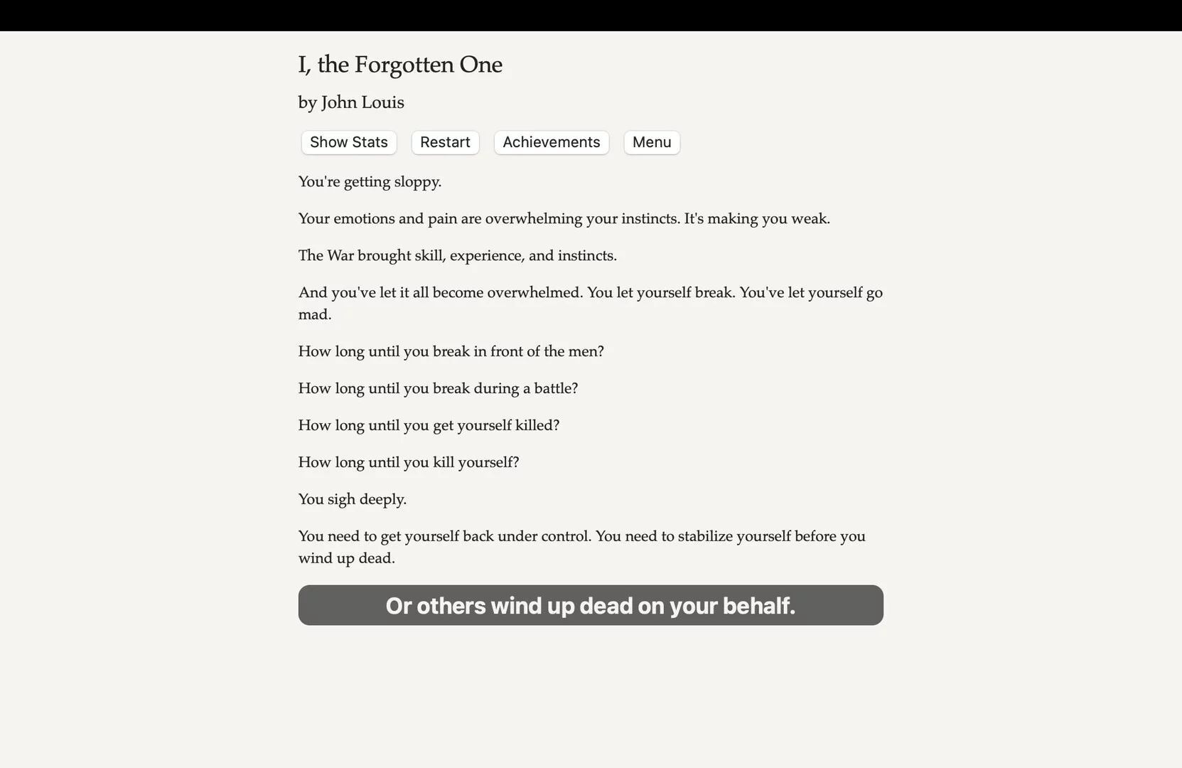Изображение игры: I, the Forgotten One