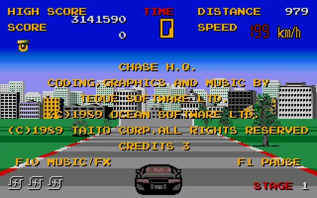 Изображение игры: Chase H.Q.