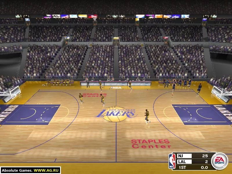 Изображение игры: NBA Live 2003