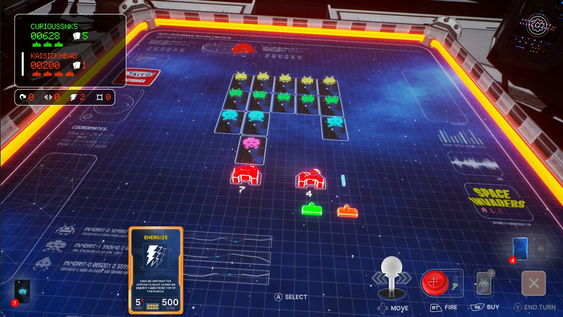 Изображение игры: SPACE INVADERS: Deck Commander