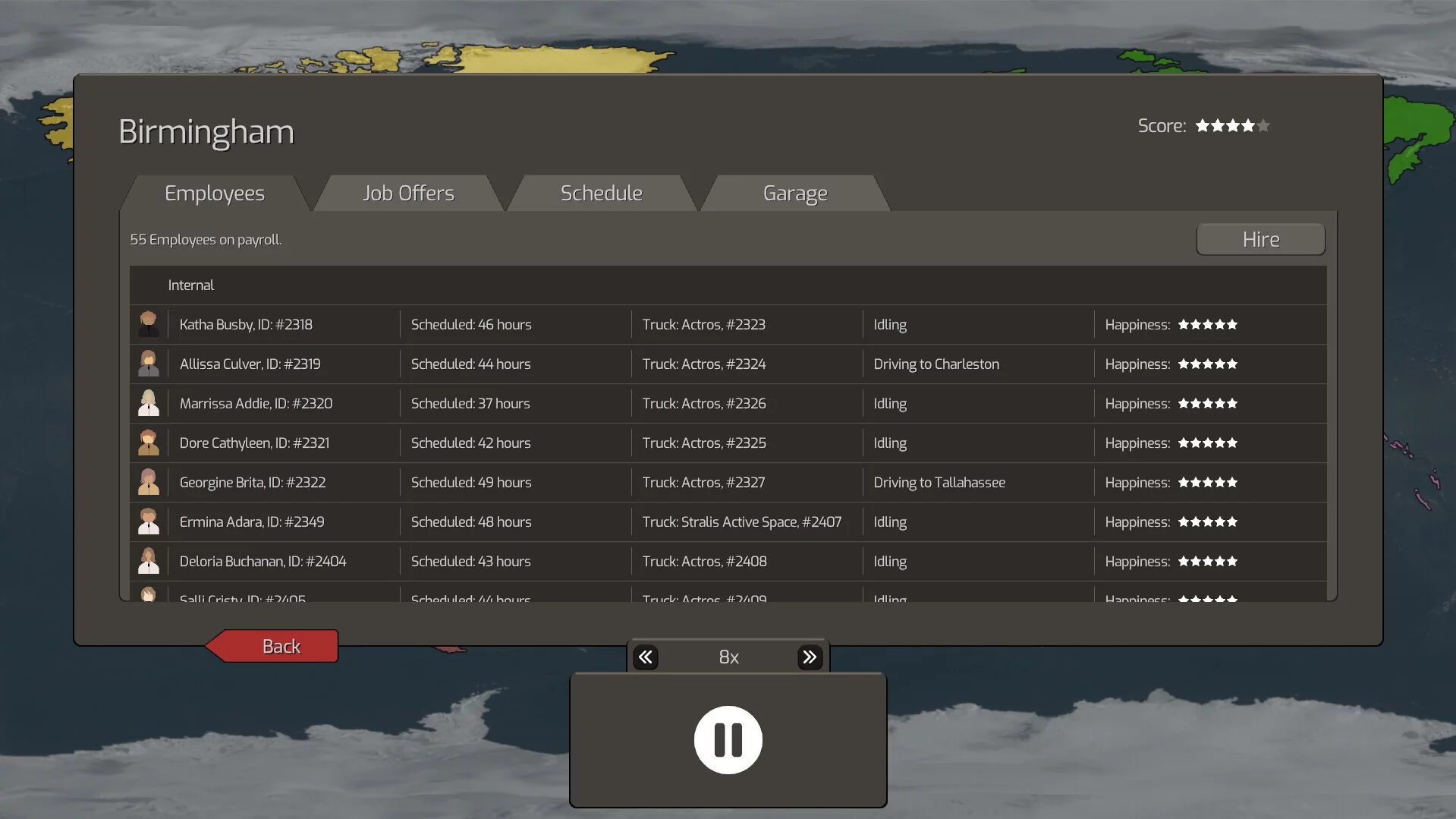 Изображение игры: TruckerX
