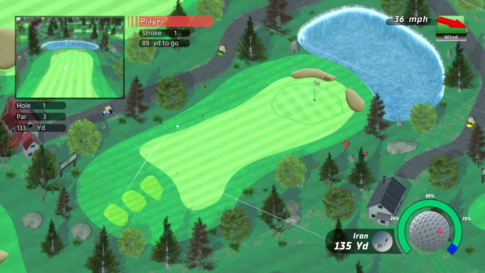 Изображение игры: Golf Up