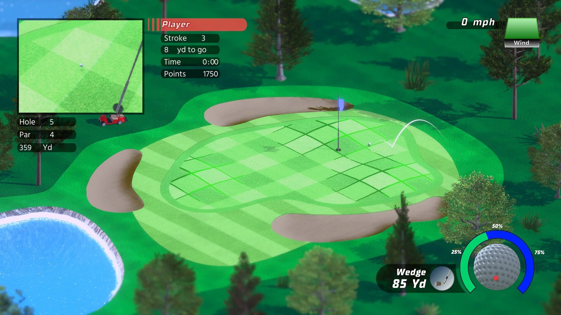 Изображение игры: Golf Up