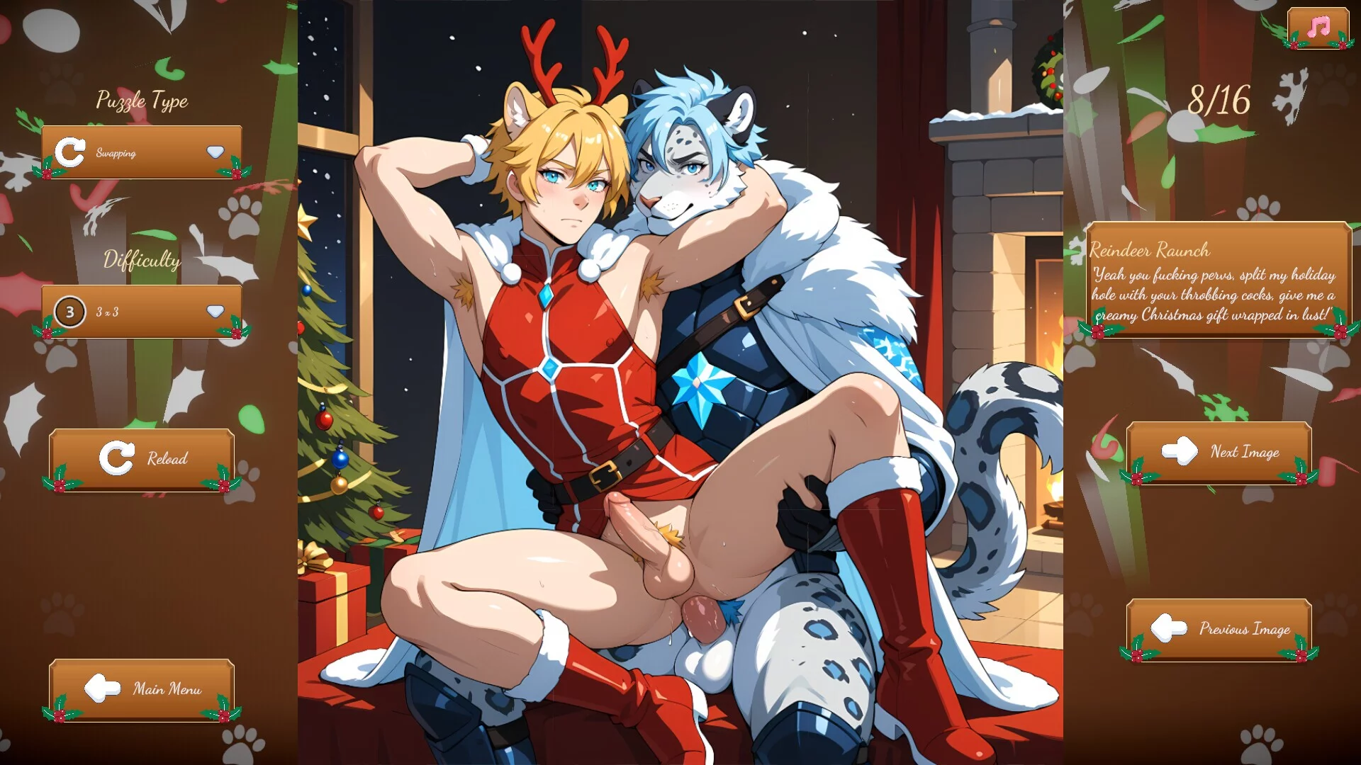 Изображение игры: Furry X Bussy Master: Randy the Red Knot Reindeer