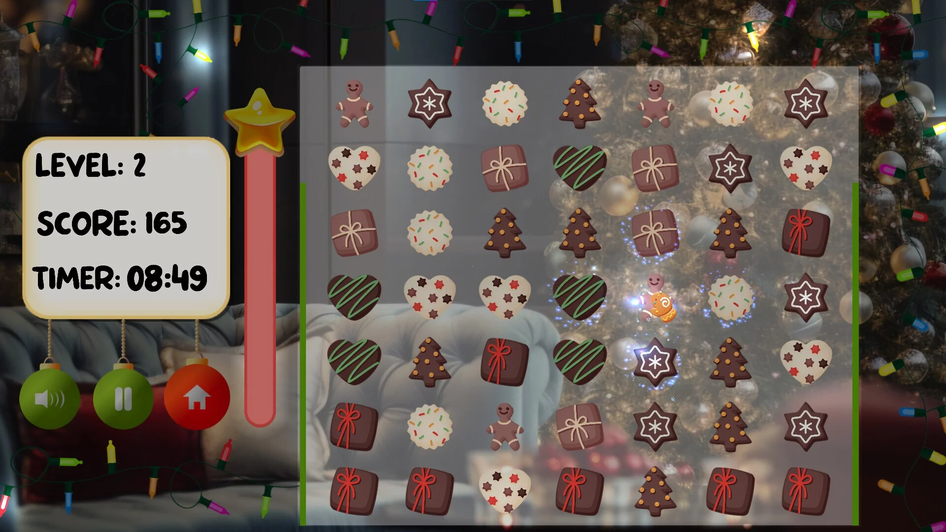 Изображение игры: Candy Christmas