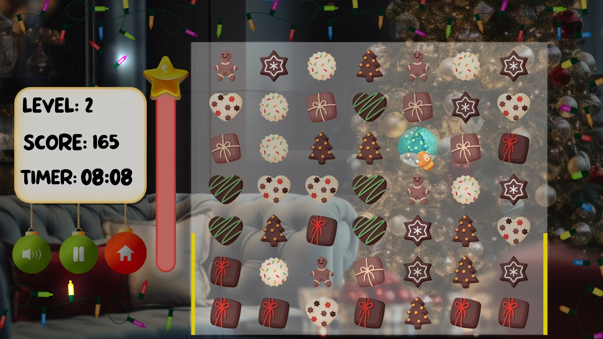 Изображение игры: Candy Christmas