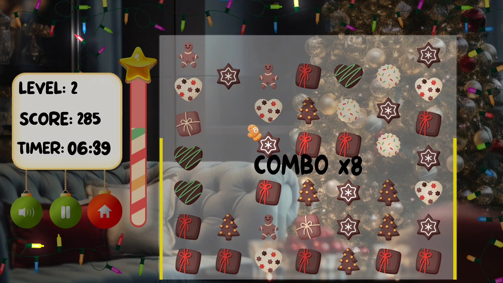Изображение игры: Candy Christmas