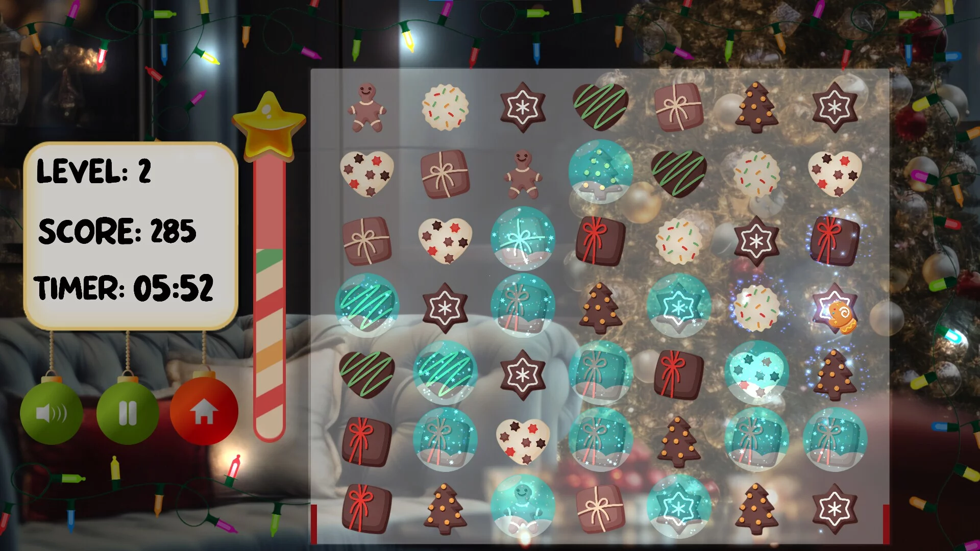 Изображение игры: Candy Christmas