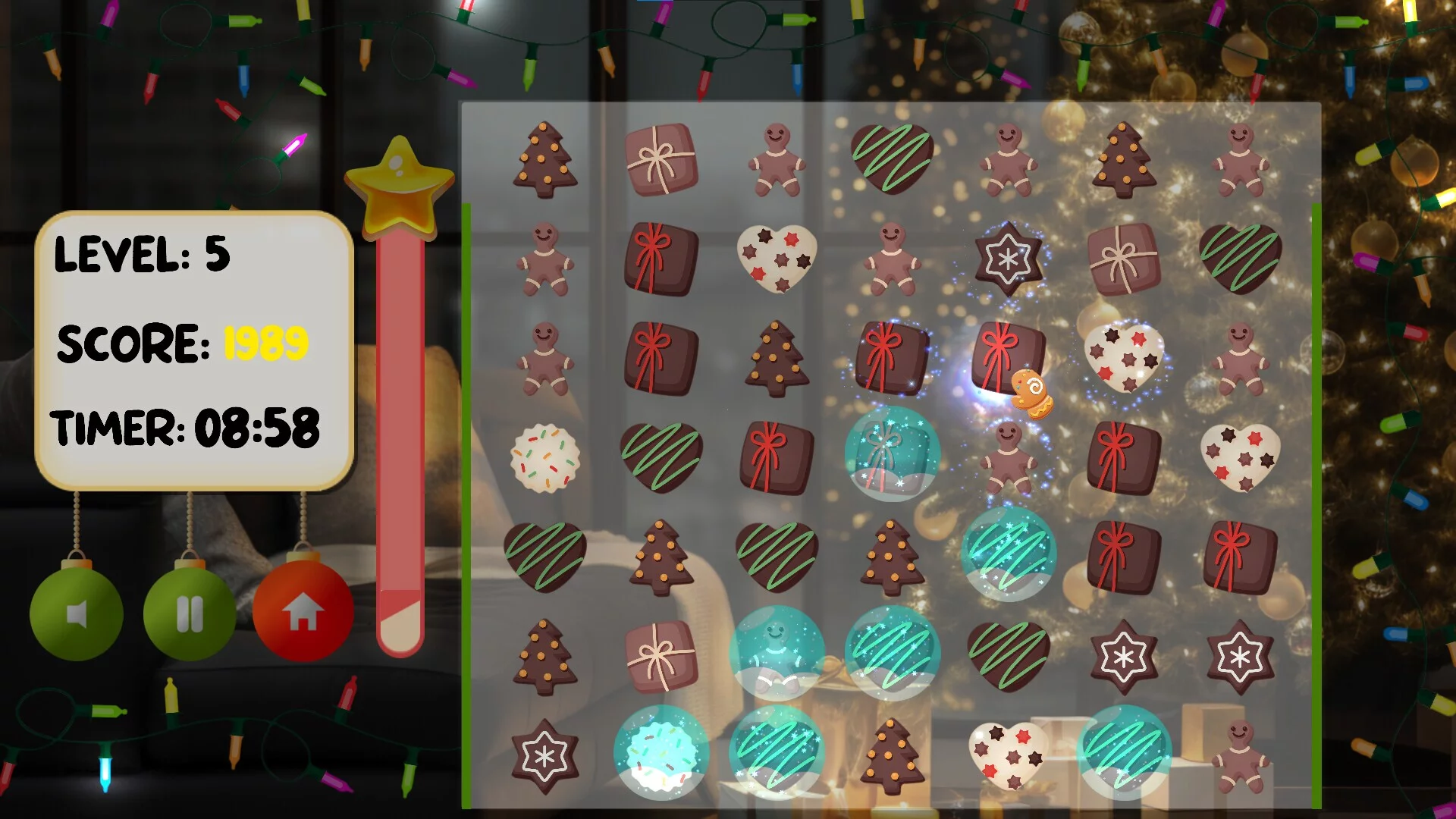 Изображение игры: Candy Christmas