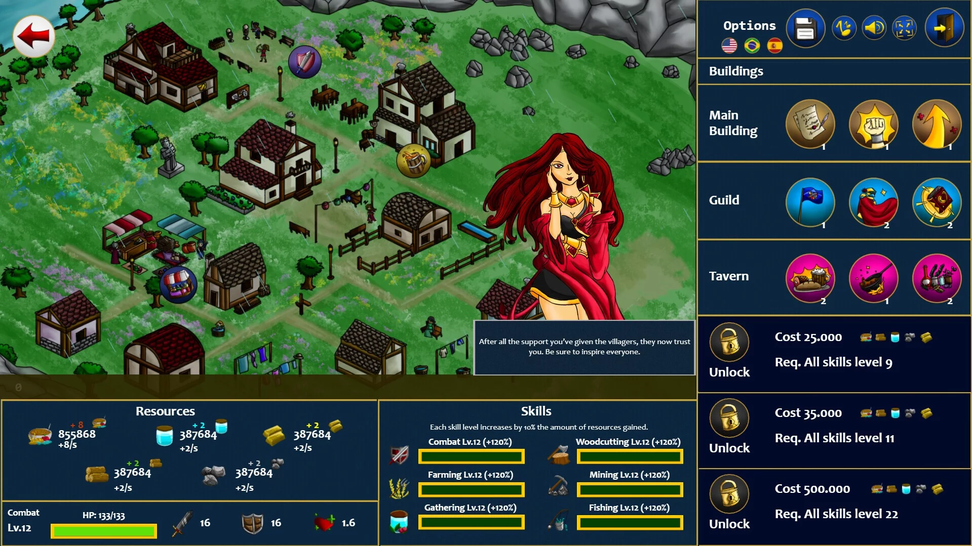 Изображение игры: Just A Village Clicker