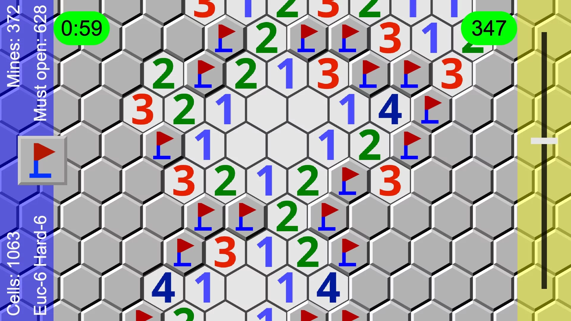 Изображение игры: Non-Euclidean Minesweeper