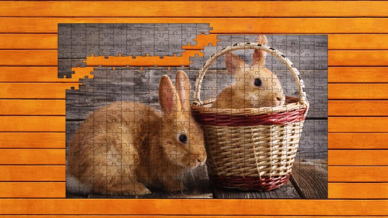 Изображение игры: Paw & Hop Jigsaw Quest