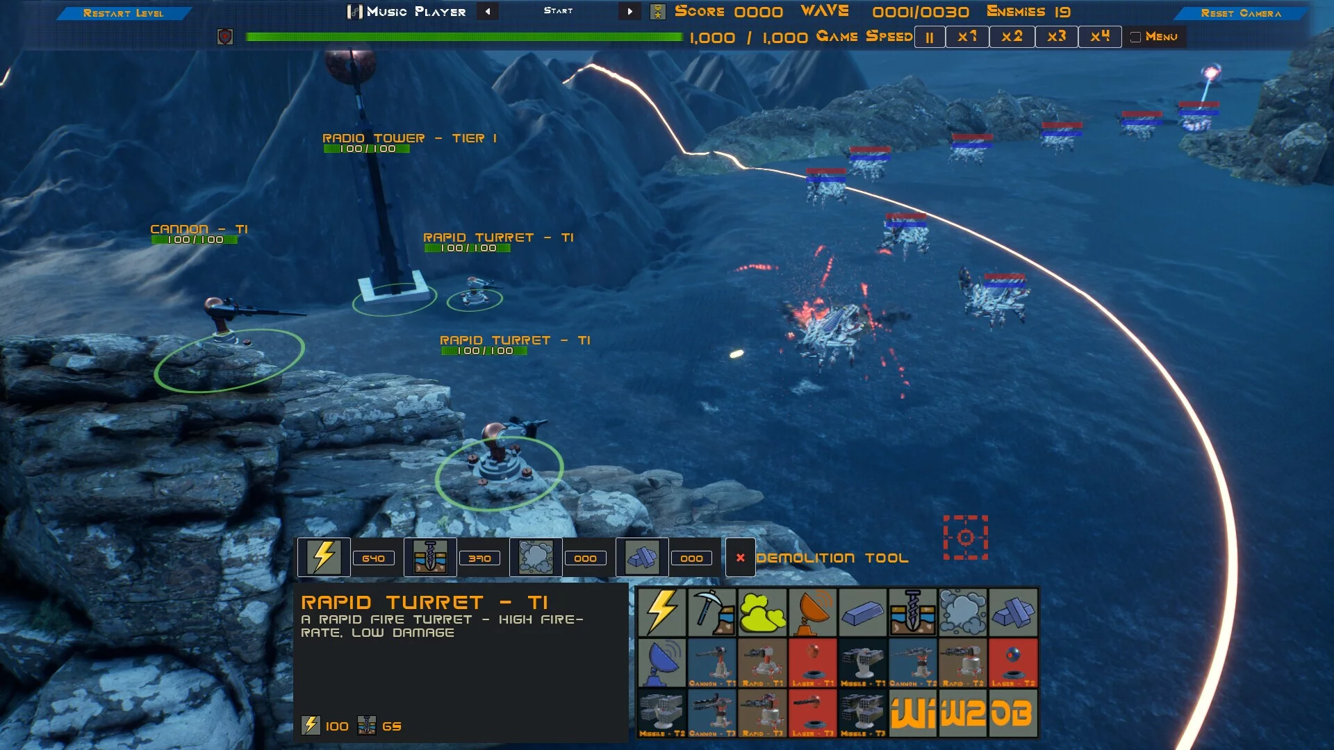 Изображение игры: Ad Astra: Sci-Fi Tower Defense