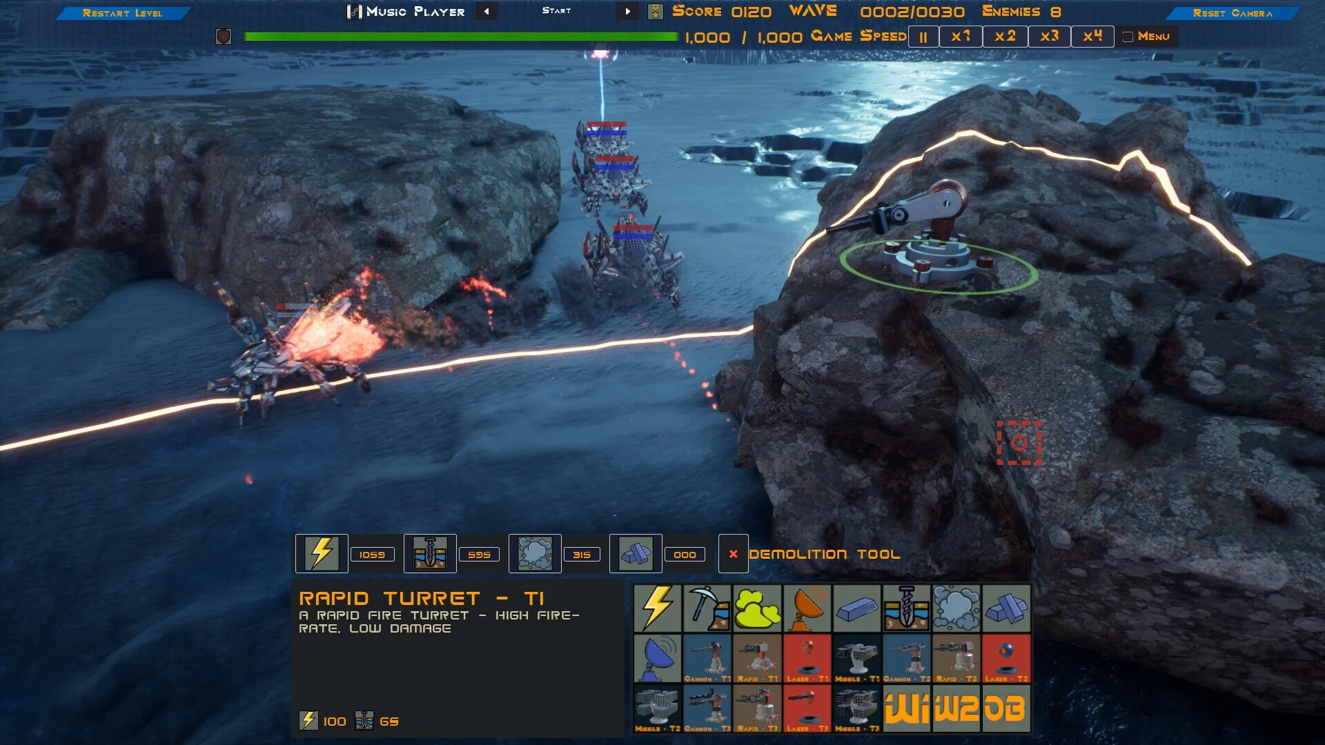 Изображение игры: Ad Astra: Sci-Fi Tower Defense