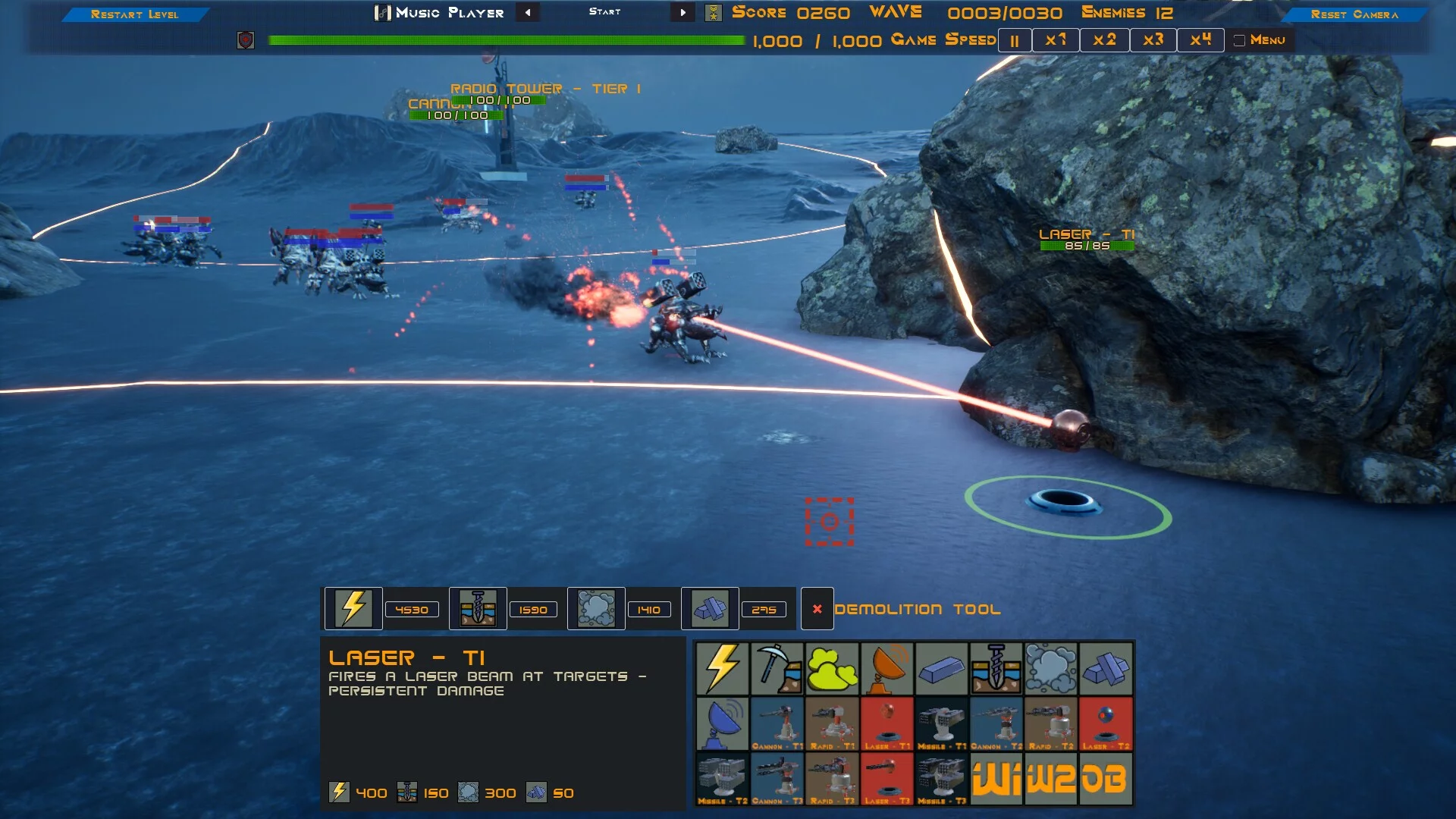 Изображение игры: Ad Astra: Sci-Fi Tower Defense