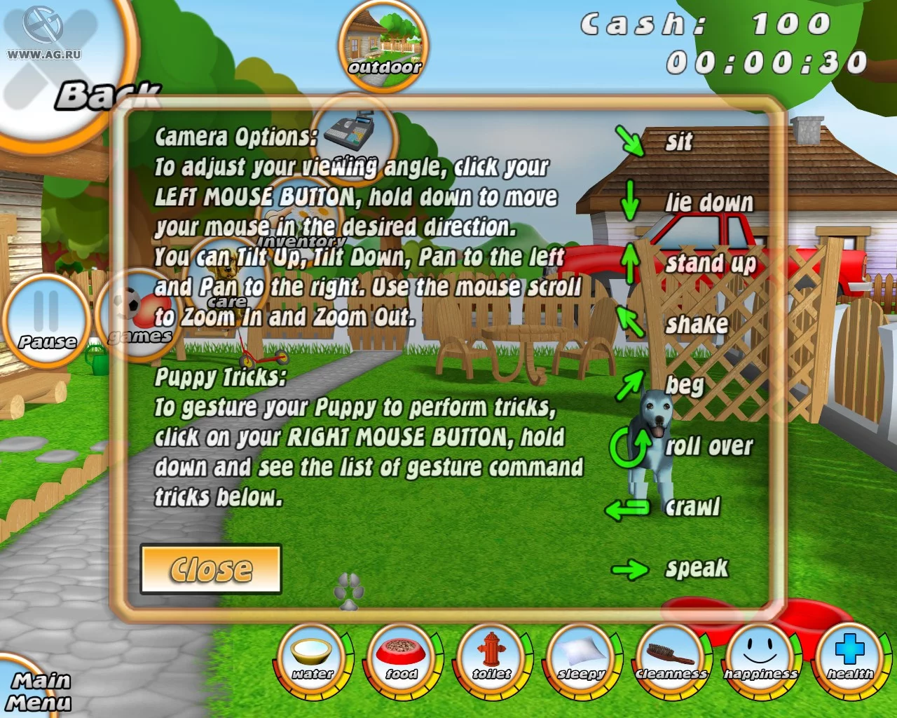 Изображение игры: 101 Puppy Pets